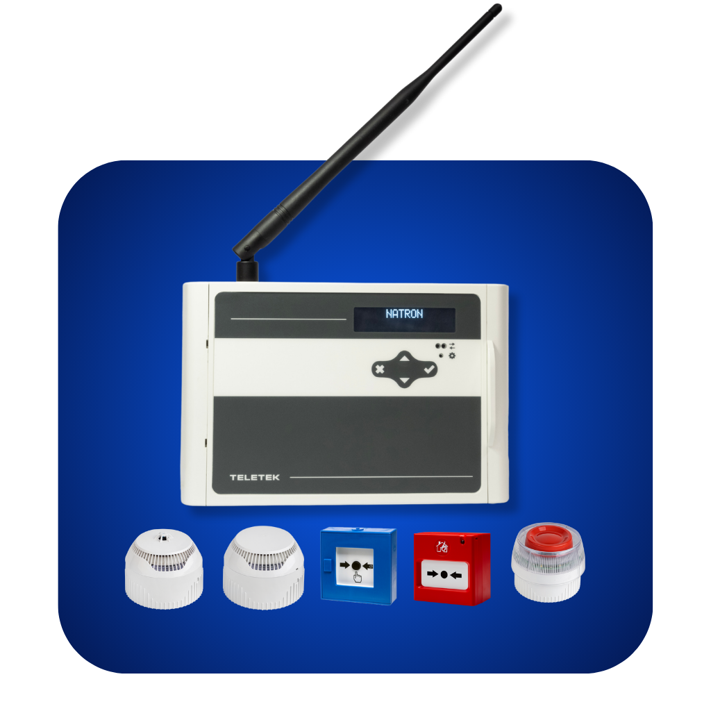 Wireless Fire Alarm Natron | TELETEK | PT. Lax Teknologi Indonesia