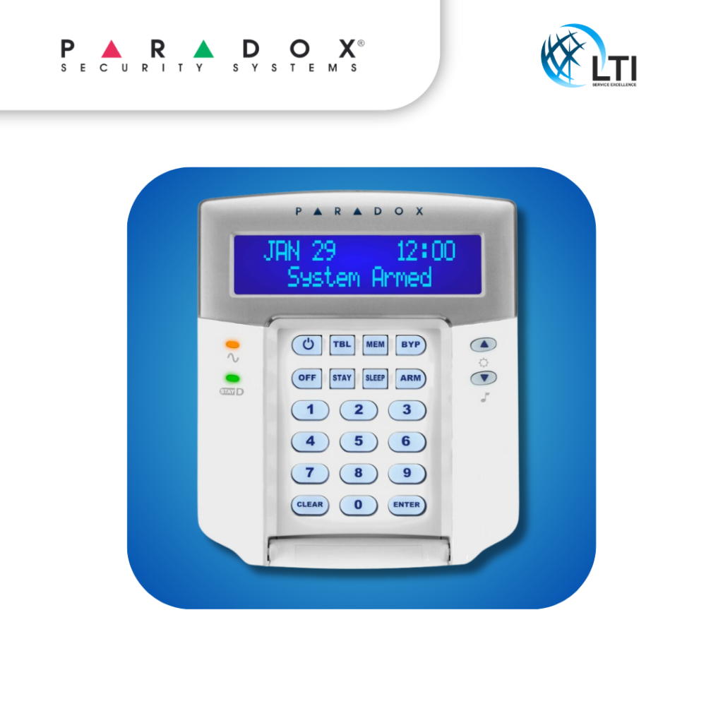 K32LCD+ 32-Character Hardwired LED Keypad Module | Distributor Paradix | PT. Lax Teknologi Indonesia